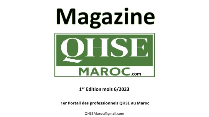 Magazine QHSEMaroc.com 1er Edition